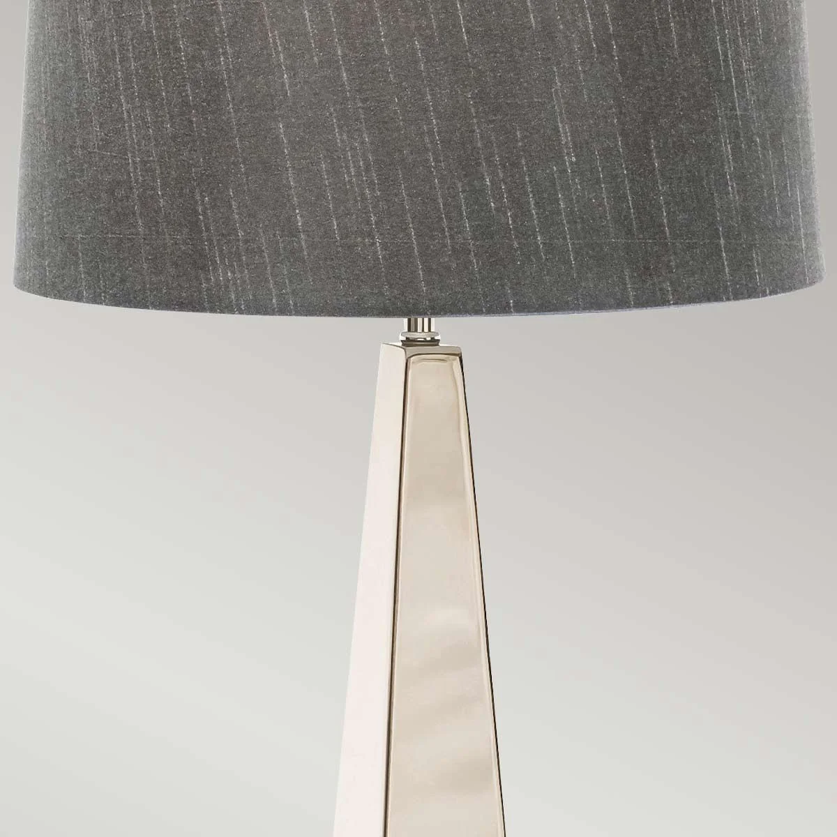 Ascent 1-flammige Tischlampe mit dunkelgrauem Schirm, poliertes Nickel - Image 4