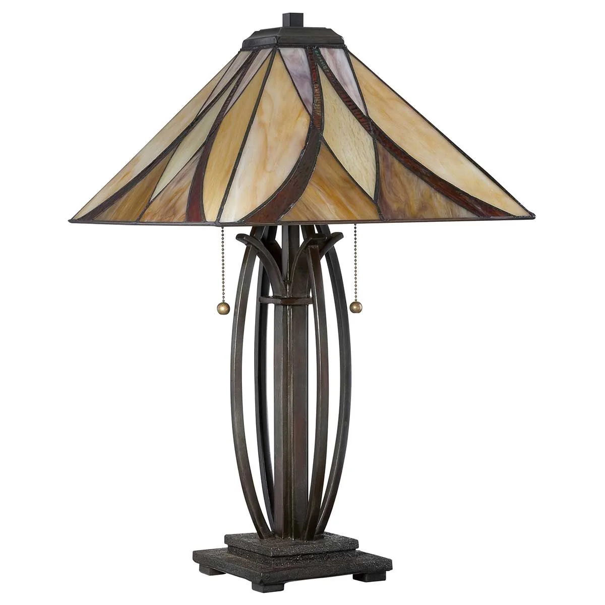 Asheville 2-flammige Tischlampe - Valiant Bronze - Image 5