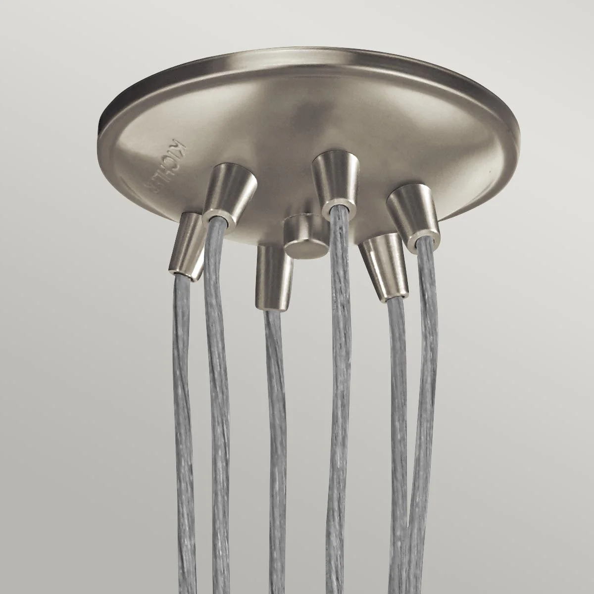 Brinley Pendelleuchte mit 6 Lichtern, gebürstetes Nickel - Image 3