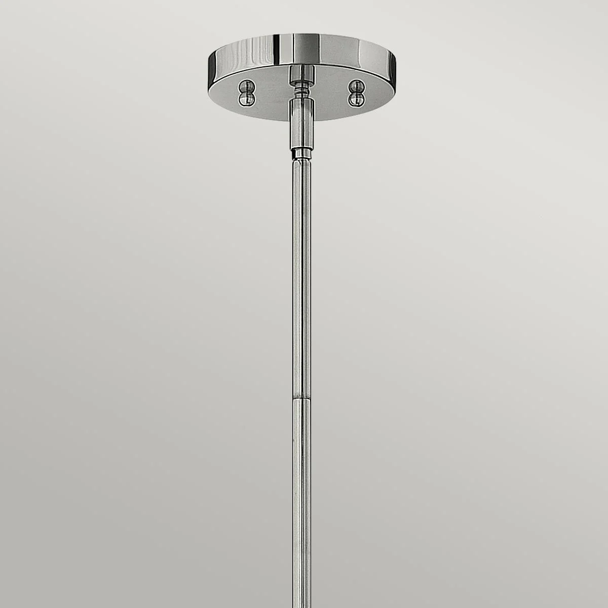 Congress 1-flammige Pendelleuchte aus klarem Glas - Chrom - Image 4