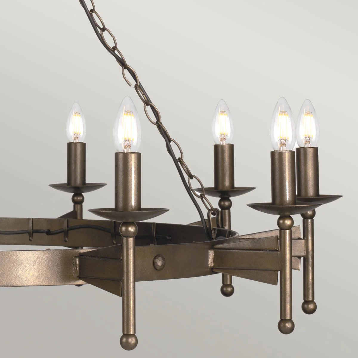 Cromwell Kronleuchter mit 18 Lichtern - Alte Bronze - Image 4