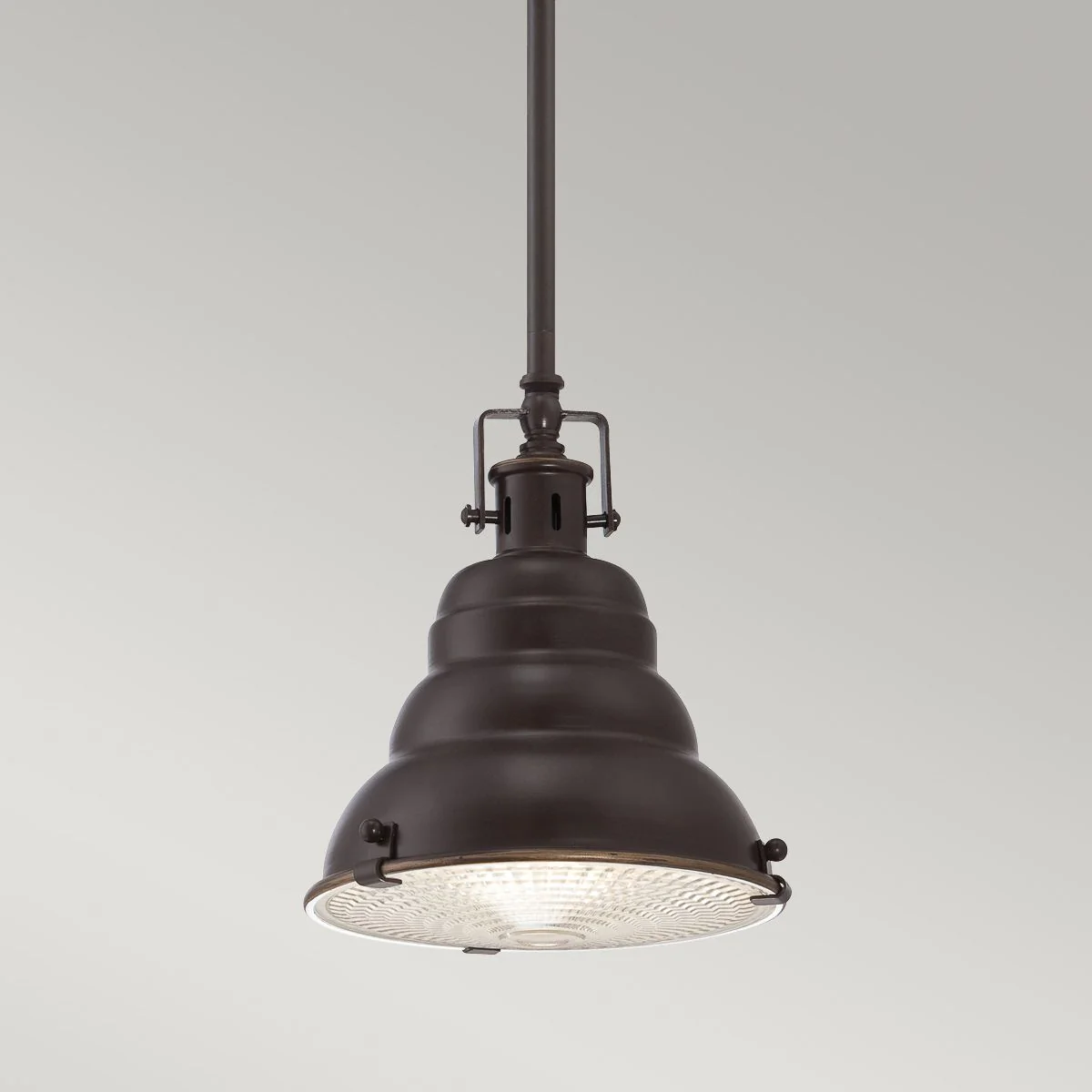 East Vale 1-flammige Mini-Pendelleuchte - Palladio-Bronze - Image 2