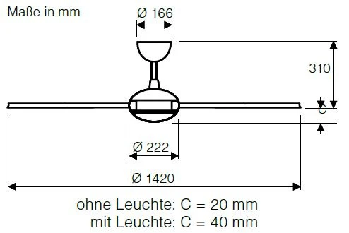 ECO VOLARE 142 II Deckenventilator - Image 7