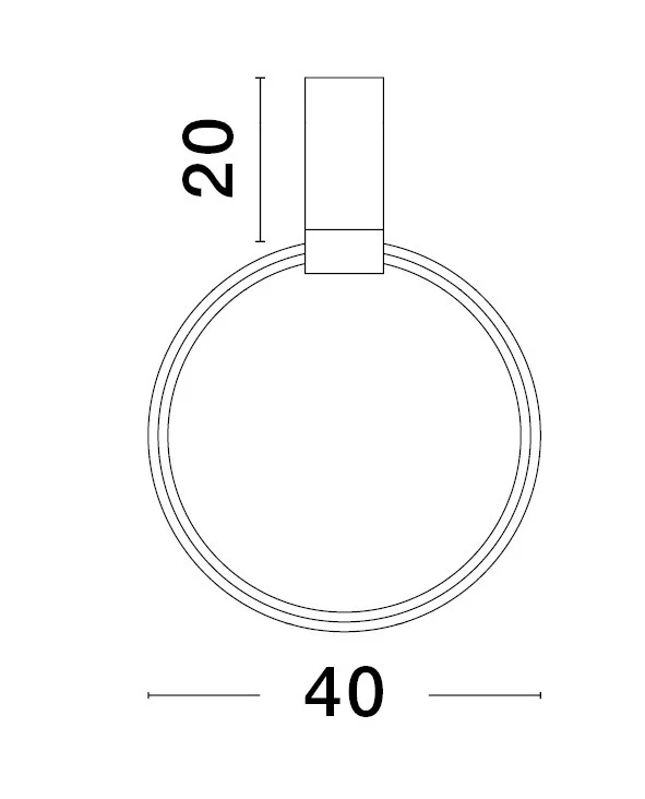 GARVE Pendelleuchte 30 Watt 400 mm 3000 Kelvin dimmbar - Image 6