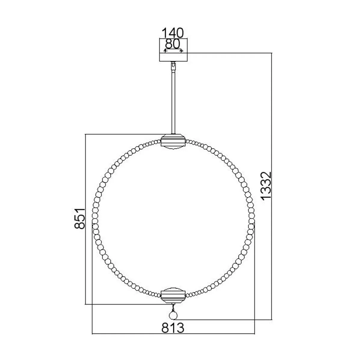 Große LED-Pendelleuchte Oberlin - Satiniertes Nickel - Image 6