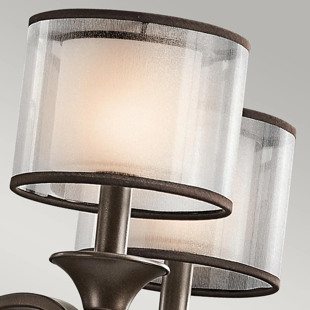 Kronleuchter Lacey mit 5 Lichtern, Mission Bronze - Image 6