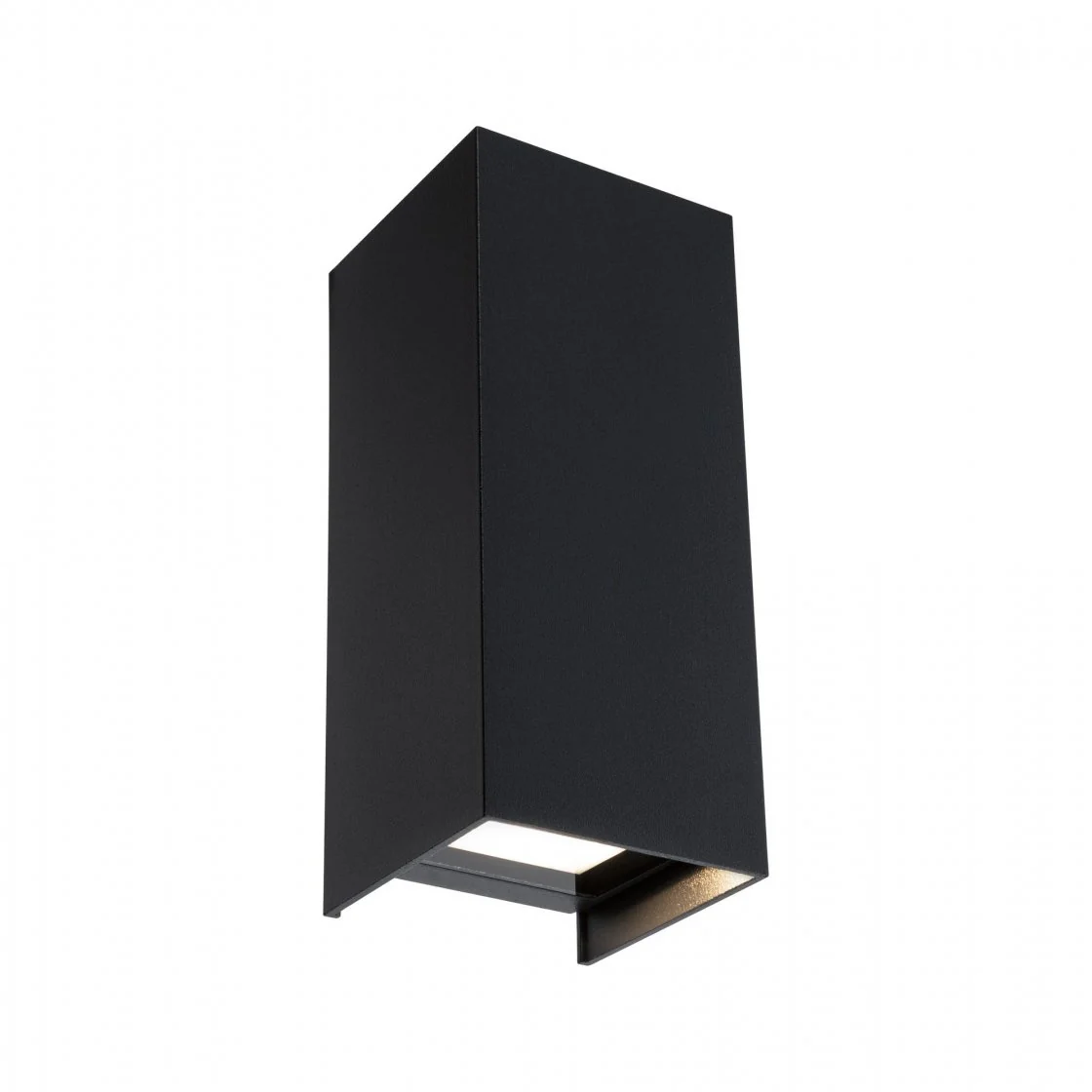 LED Außenwandleuchte Flame IP44 eckig 65x70mm 3000K 2x2,8W 2x290lm 230V Anthrazit Aluminium Wandaufbauleuchte