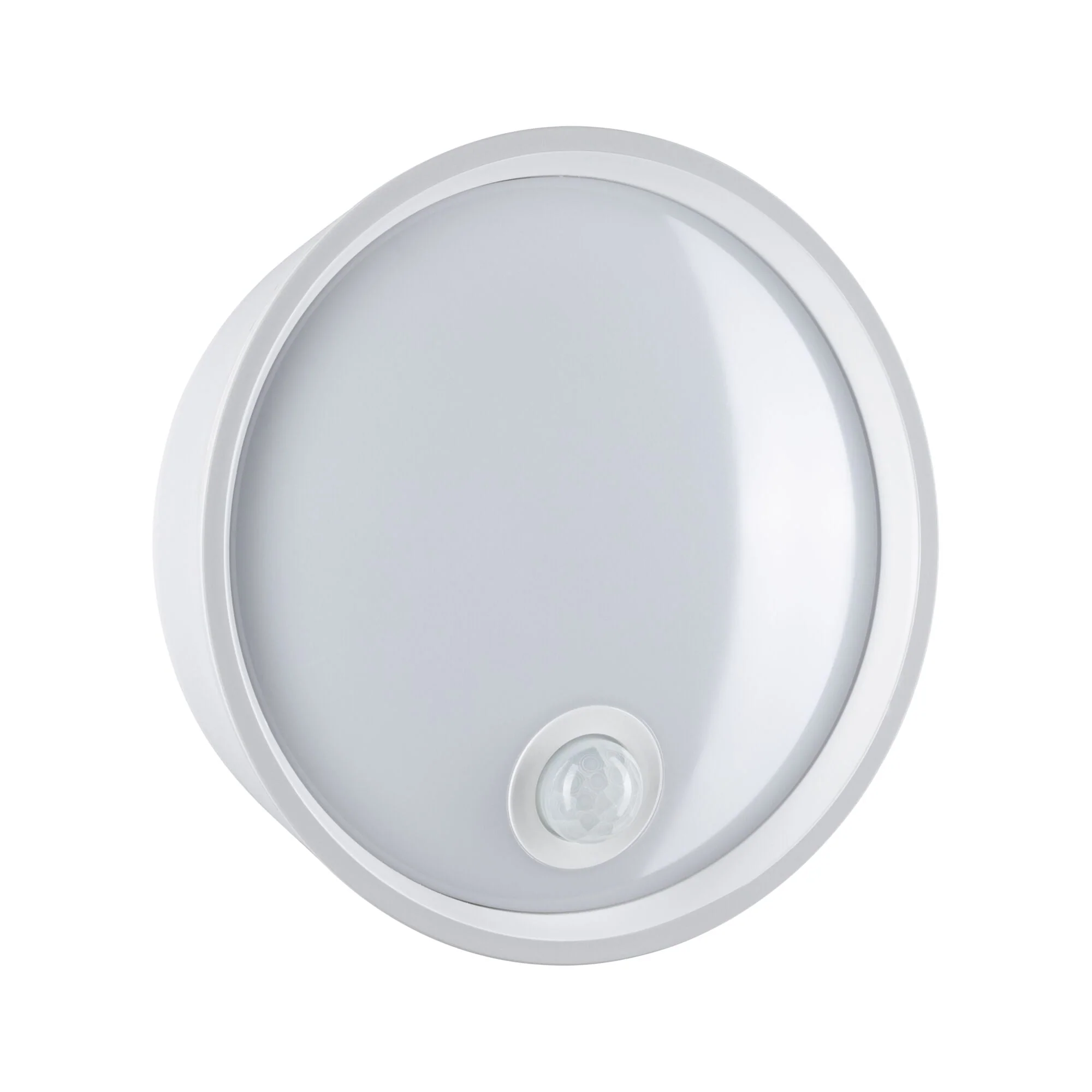LED Außenwandleuchte Platomo  Bewegungsmelder seewasserresistent IP44 rund 180mm 3000K 14,5W 1200lm 230V Weiß Kunststoff - Image 7