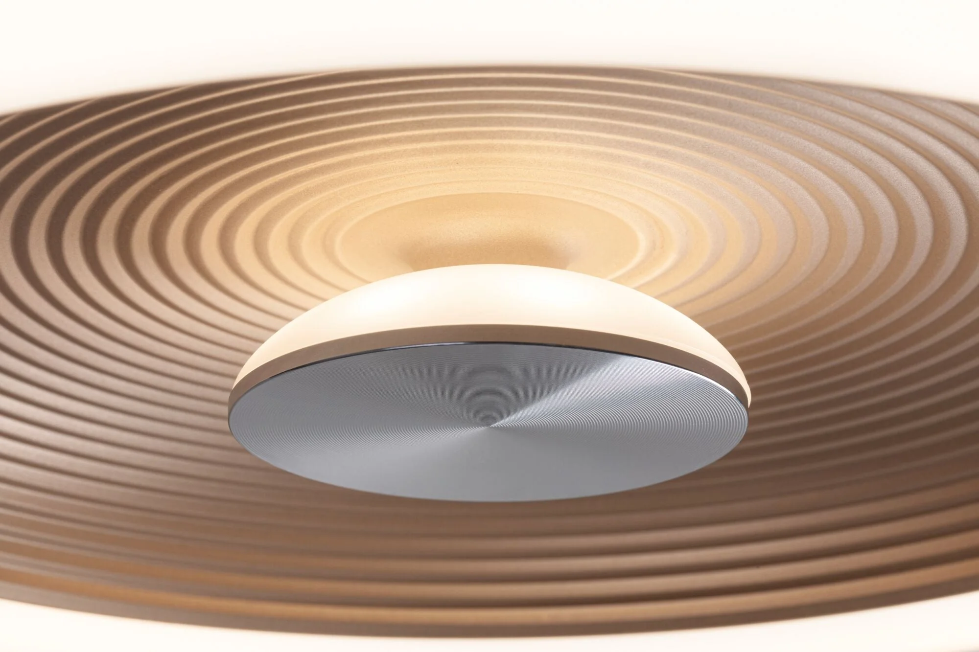 LED Deckenleuchte Volea IP44 3000K 470lm / 1650lm 230V 3,5 / 1x13W dimmbar Schwarz/Gold - Image 5