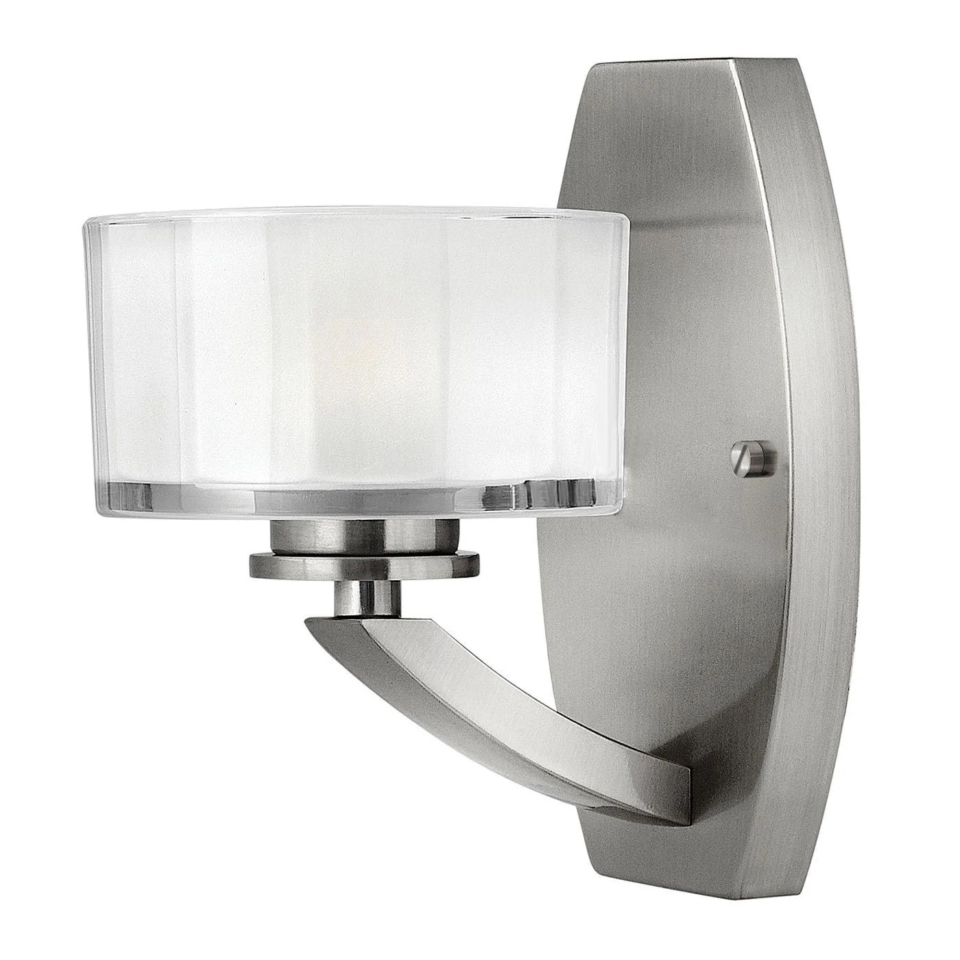 Meridian 1-flammige Wandleuchte - Gebürstetes Nickel