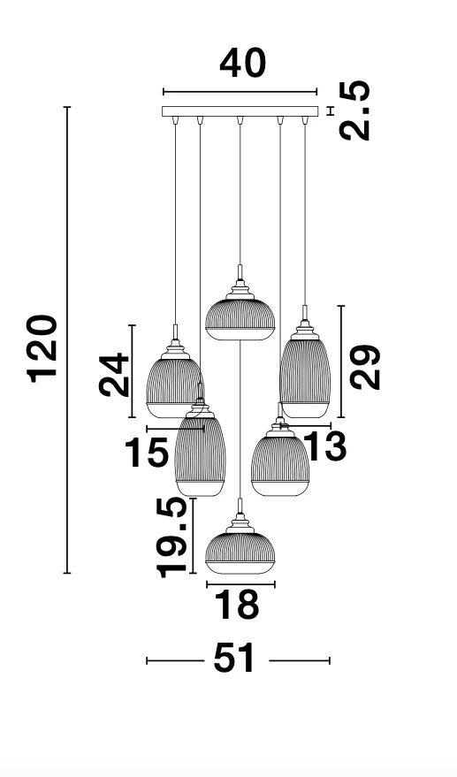 MOND Pendelleuchte  510 mm dimmbar - Image 4