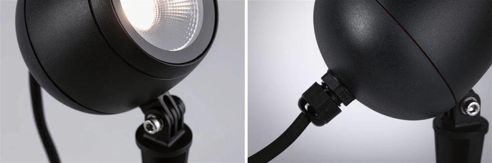Plug & Shine LED Gartenstrahler Kikolo  IP65 3000K 7,2W Anthrazit - Image 2