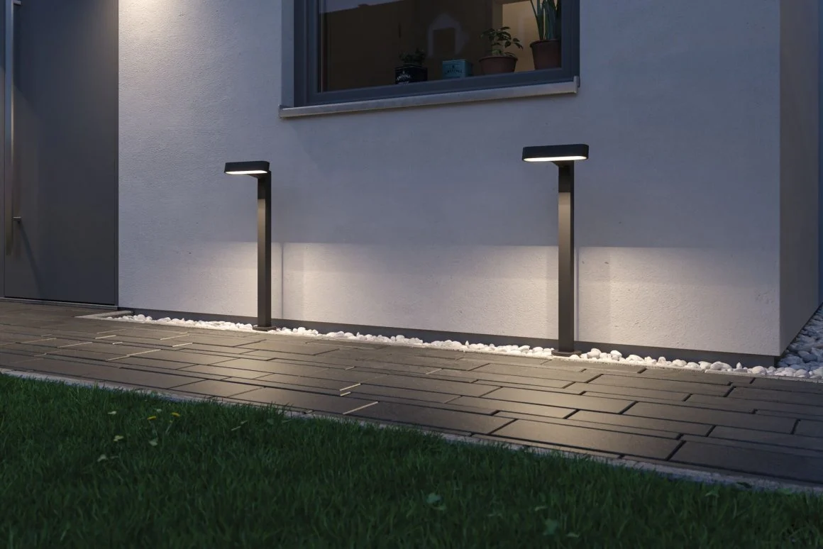Plug & Shine LED Pollerleuchte Ito Horizontale Ausrichtung IP65 3000K 6W Anthrazit - Image 5