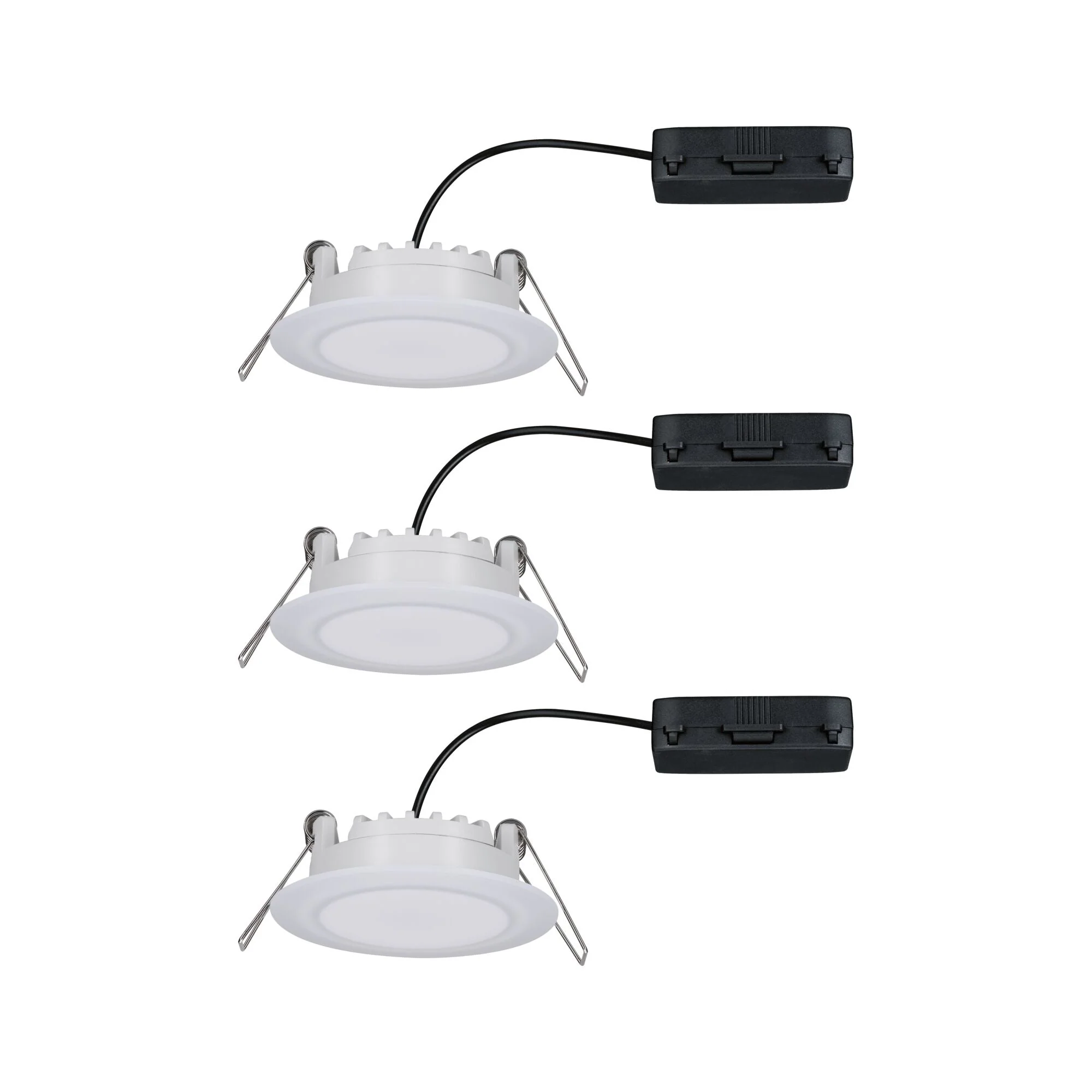 Premium Suon  Basisset IP44 rund 90mm 3x5W 3x450lm 230V dimmbar Dim to warm Satin/Weiß - Image 7