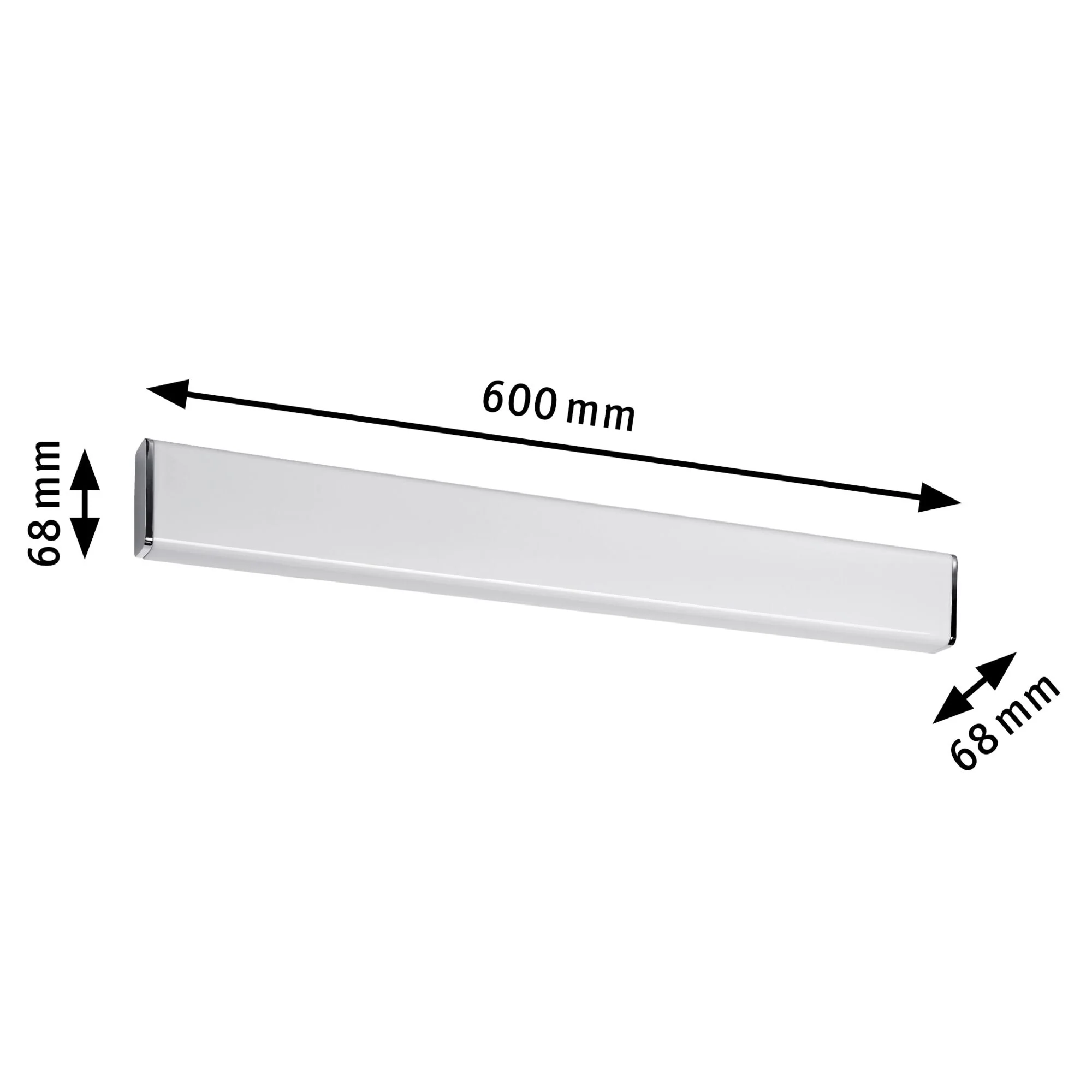 Selection Bathroom Nembus IP44 3000K 600lm 230V 9W Chrom - Image 2