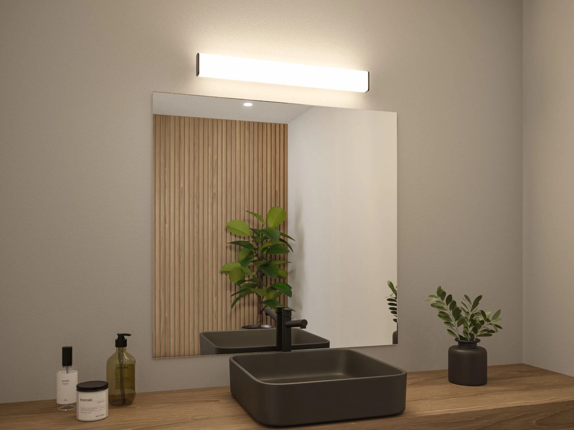 Selection Bathroom Nembus IP44 3000K 950lm 230V 11,2W Schwarz - Image 3