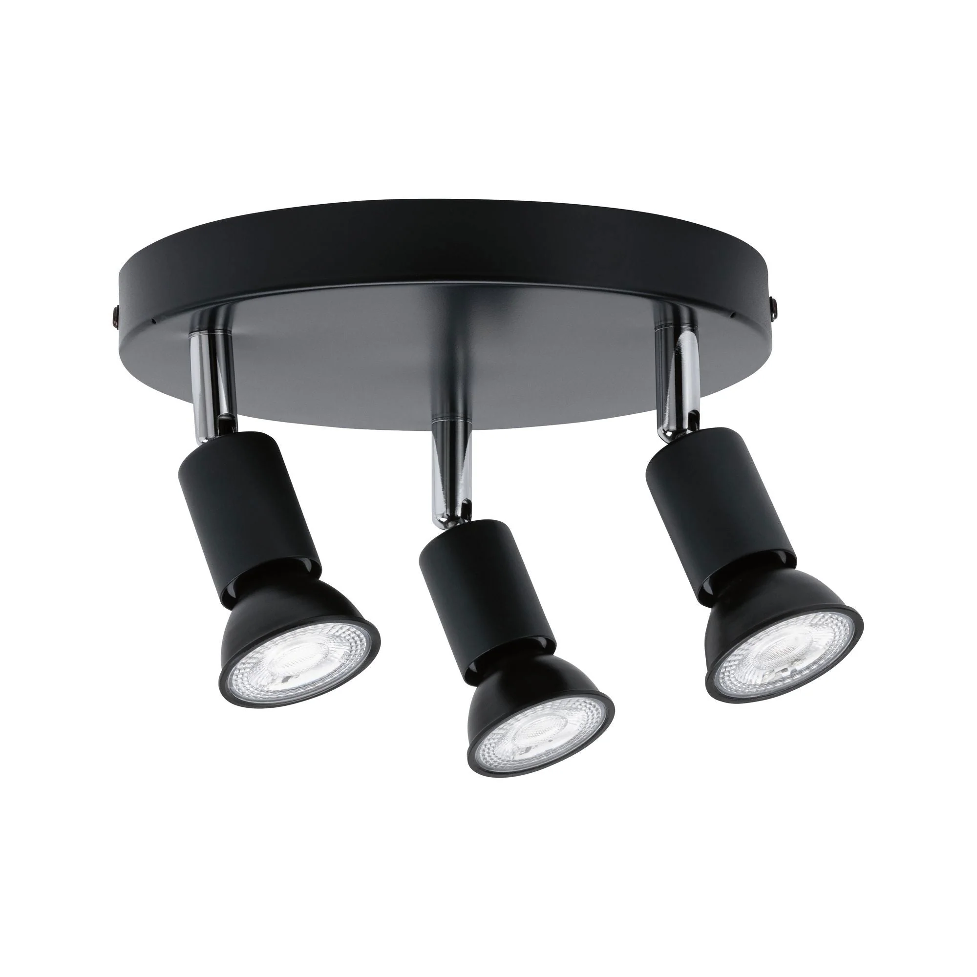 Spotlight Carolina IP44 GU10 230V max. 3x10W dimmbar Anthrazit/Chrom - Image 5