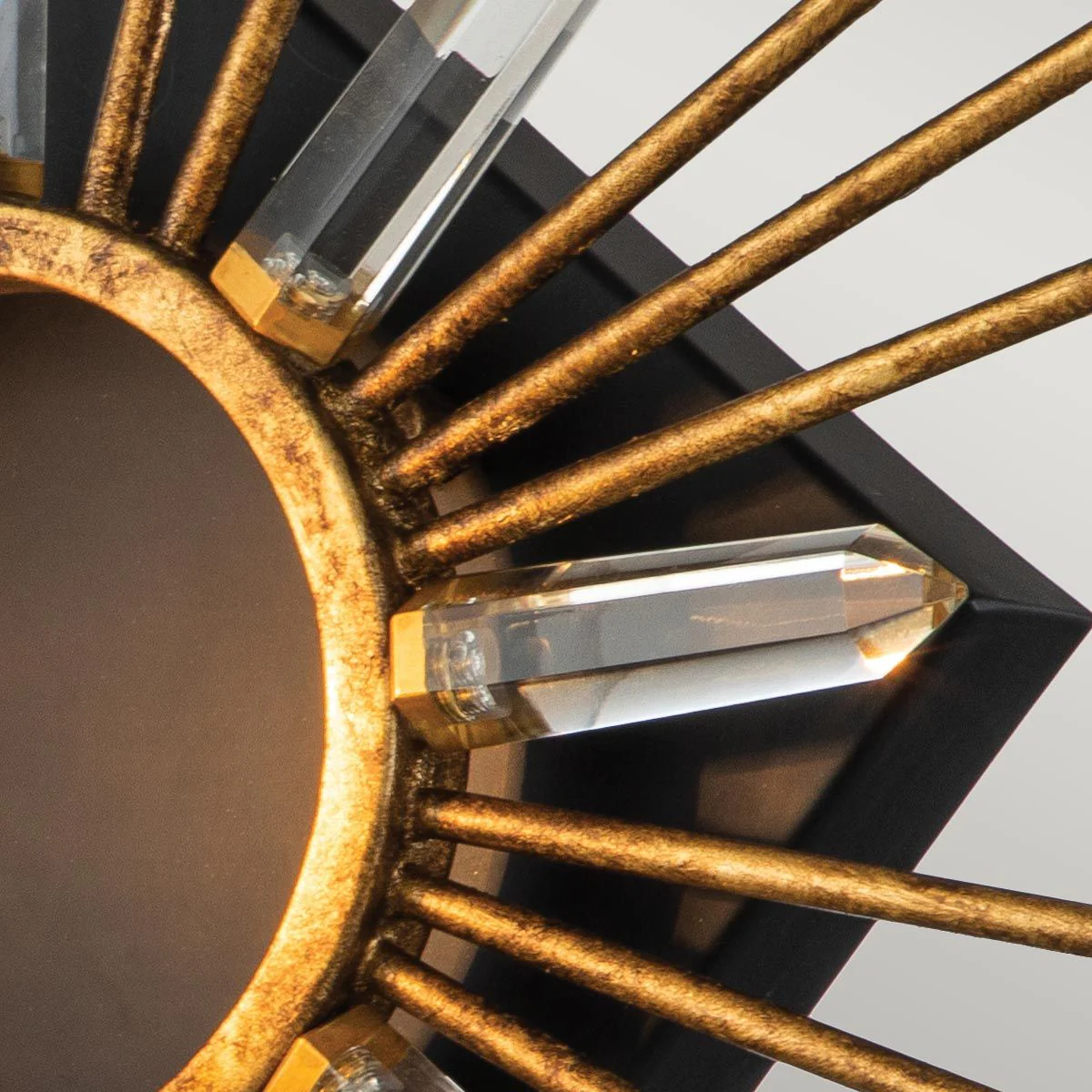 Sun King 1-flammige Wandleuchte - Blattgold - Image 6