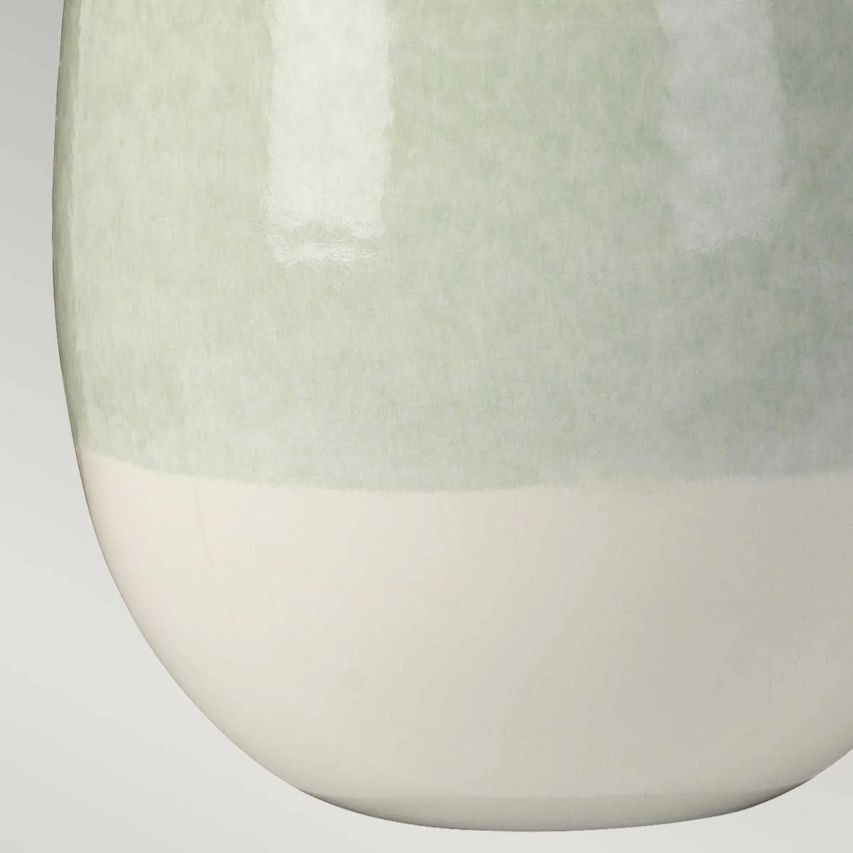 Tischlampe Chelsfield mit 1 Licht, Hellgrün und Weiß mit weißem Schirm - Image 5