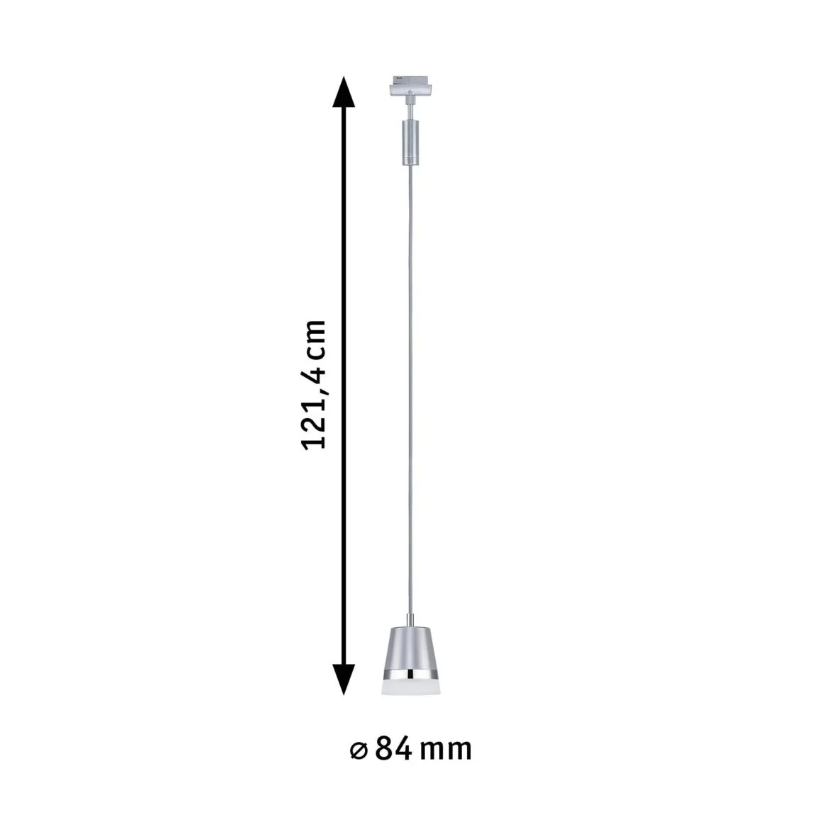 URail Pendel Cone max 1x10W GU10 Chr m - Image 2