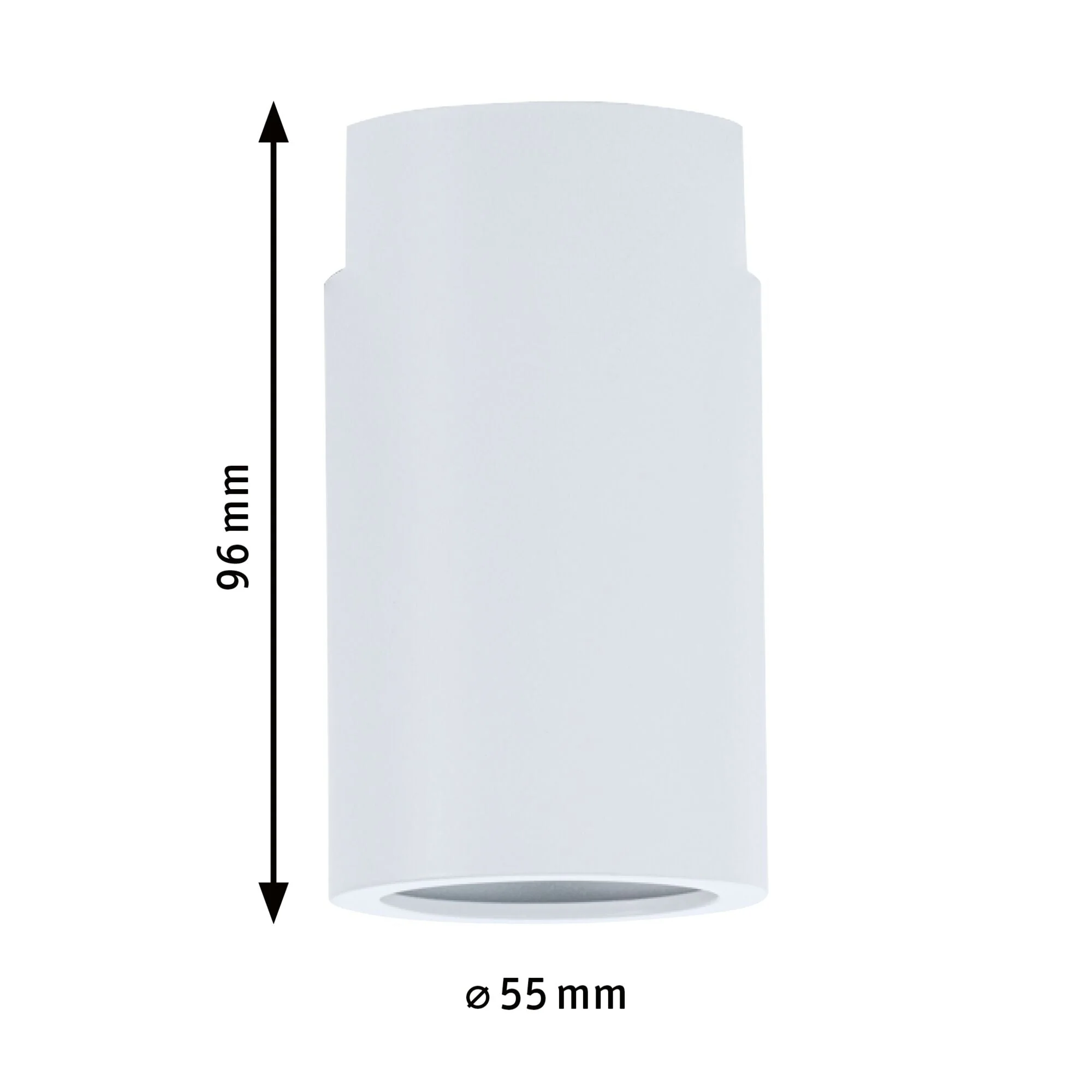 URail Schienenspot Socket E27 max. 20W dimmbar 230V Signalweiß - Image 3