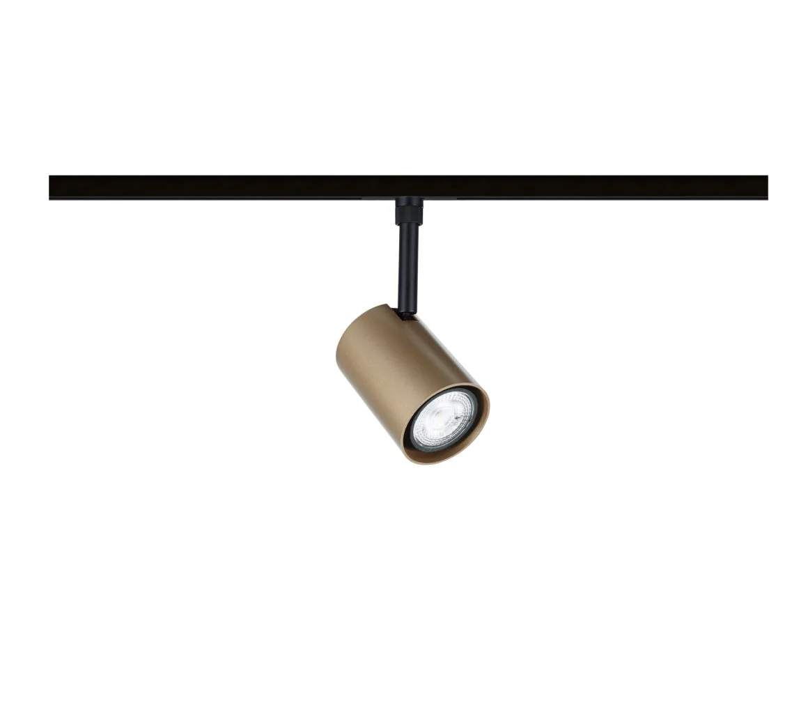 URailSchienenspot Luxe GU10 max. 10W dimmbar 230V Gold matt/Schwarz matt - Image 6