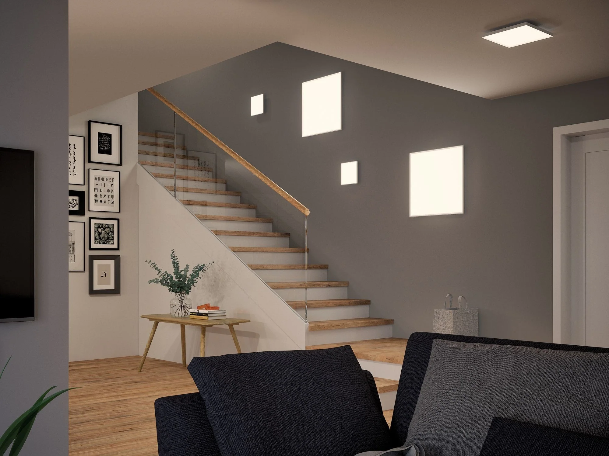 WallCeiling Velora LED Panel 295x295mm 16,8W Weiß matt 230V Metall Deckenlampe - Image 3