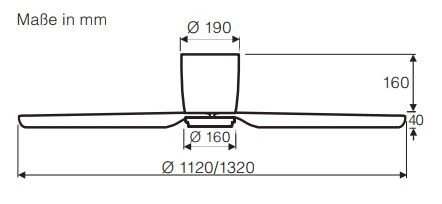 WiFi/WLAN Deckenventilator ECO PLANO II 112 WiFi - Image 2